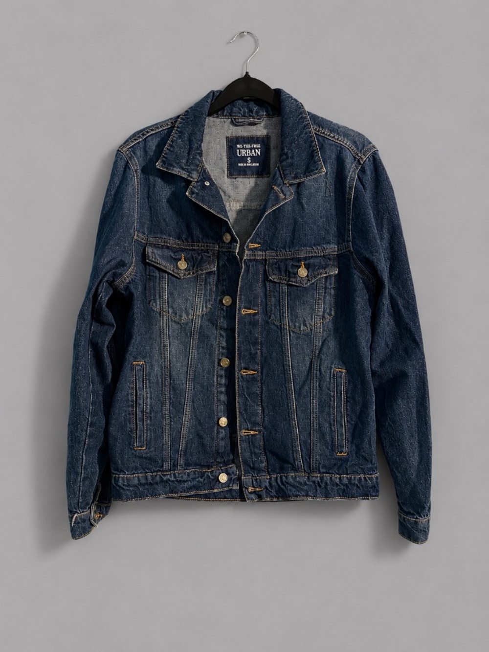 Free People Dark wash Jean Jacket